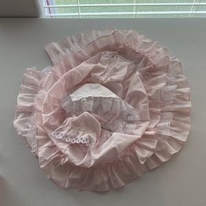 Vintage Golden Age Ruffles Dress‎ Matching Set Size 24M